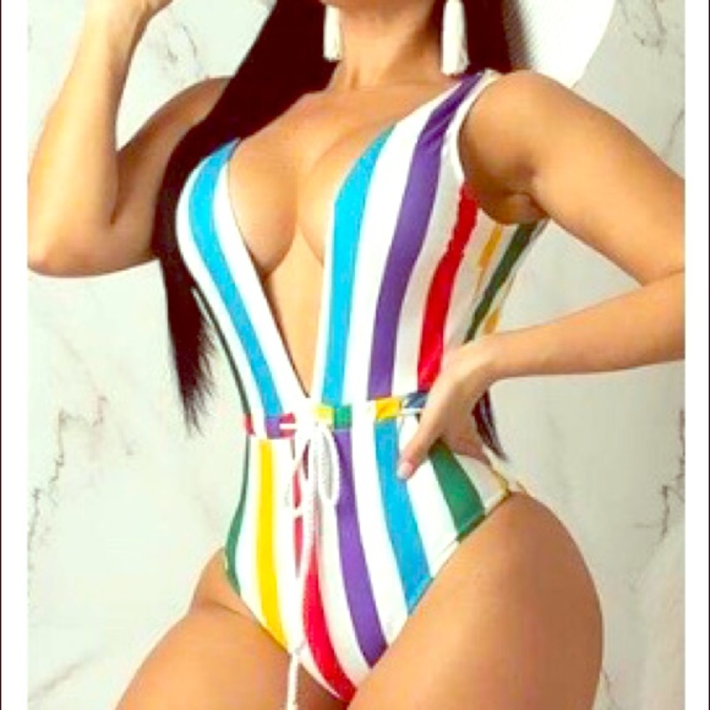 Candy Striped Bikini